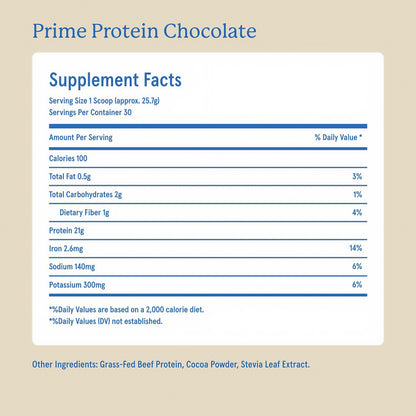 Equip Prime Protein Powder Chocolate Flavor 30 Servings